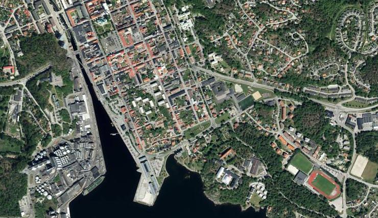 Karlshamn från luften