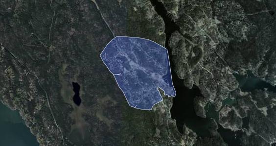 Långvik 1 map