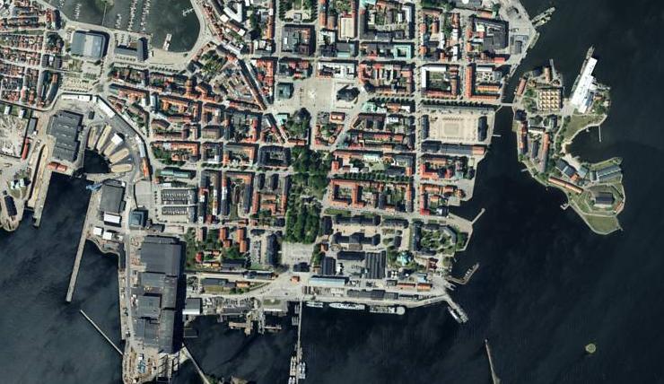 Karlskrona från luften
