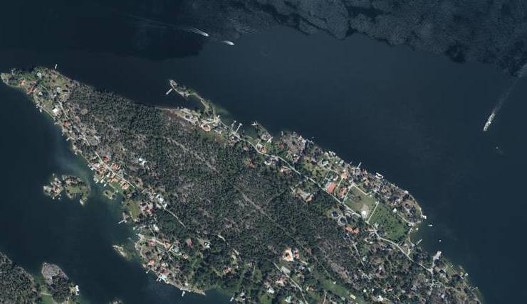 Gustavsberg från luften