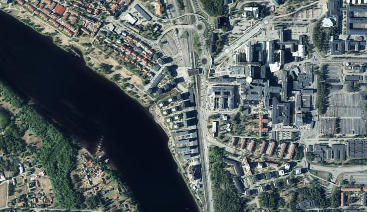 Umeå från luften